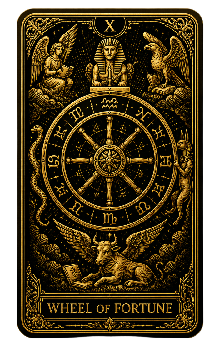 The Wheel of Fortune tarot card